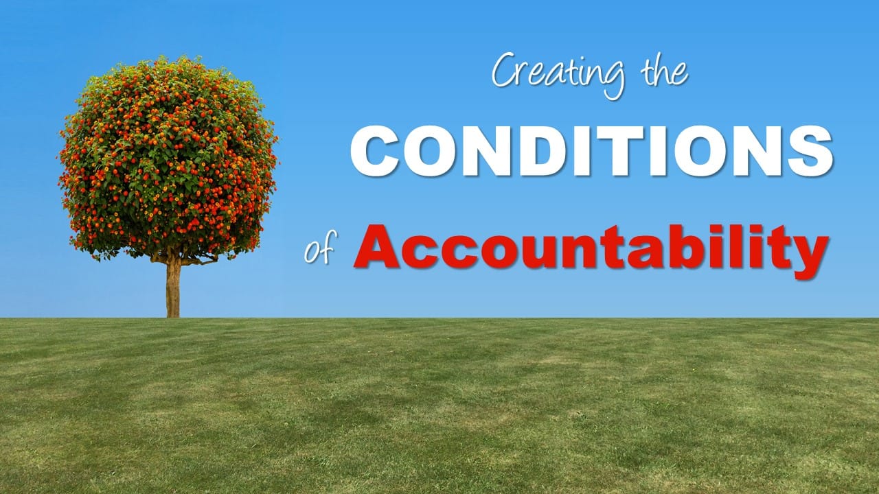 Conditions of Accountability - Title Page